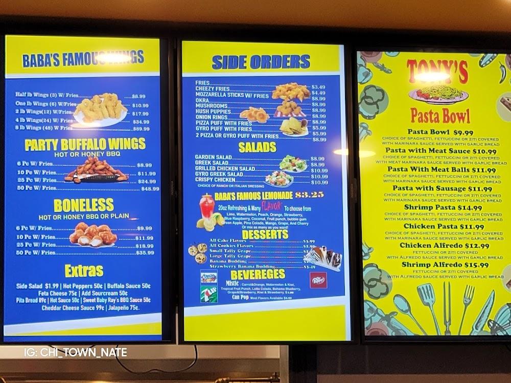 Baba's Famous Steak and Lemonade (Lansing) Menu image 3